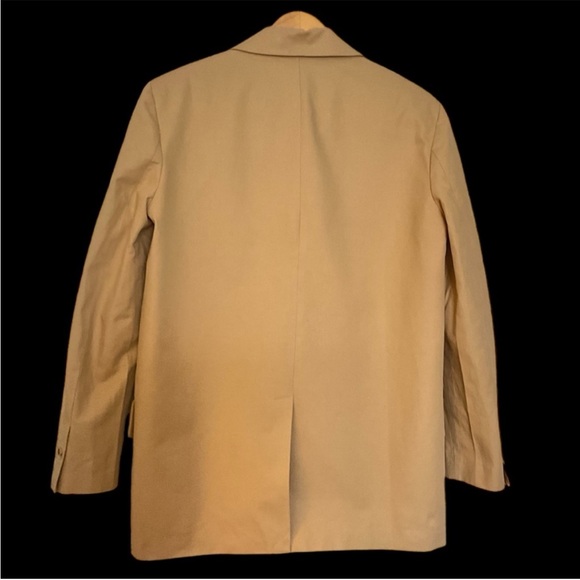 NWT ZARA Rustic Oversized Blazer, Linen-Blend - Picture 7 of 14